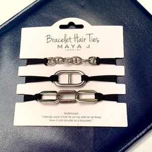 Maya J Bracelet Hair Ties NWT